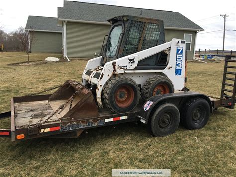 bobcat skid steer weight trailer|used skid loader trailers.